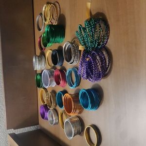 200+ Kids Bracelets, mostly aluminum